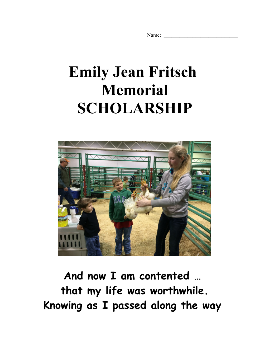 Emily Jean Fritsch