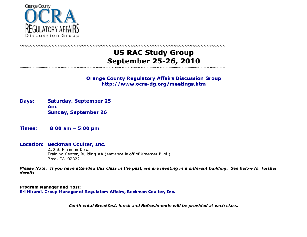 RAC Study Group 2004, Spring Exam