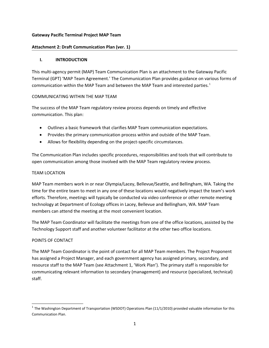 Attachment 2: Draft Communication Plan (Ver. 1)