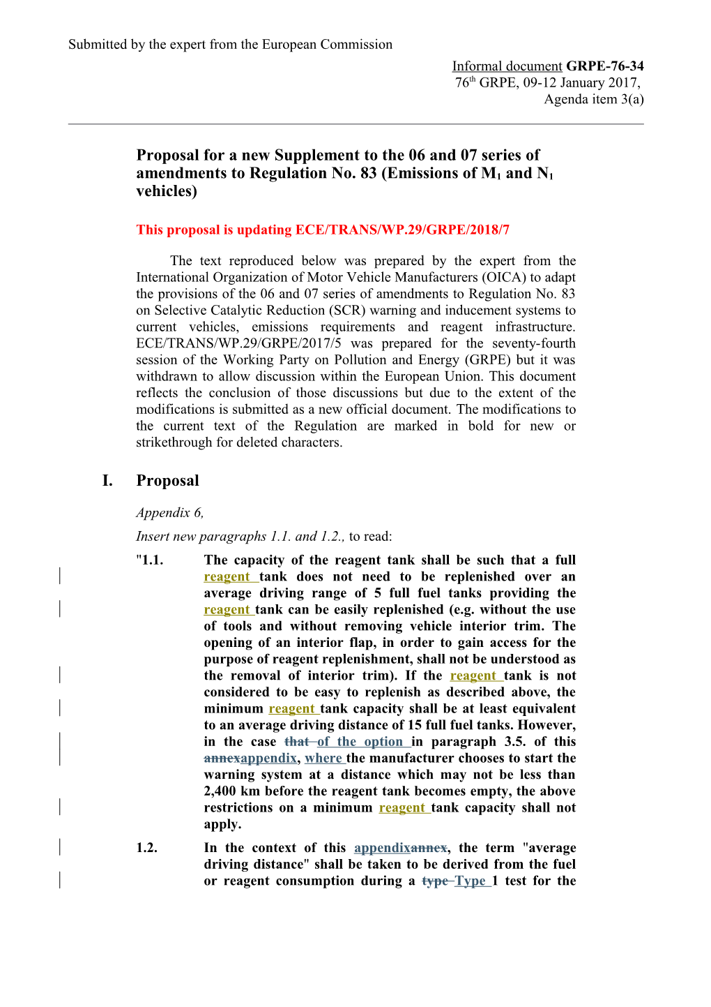 ECE/TRANS/WP.29/GRPE/2018/7 As Amended