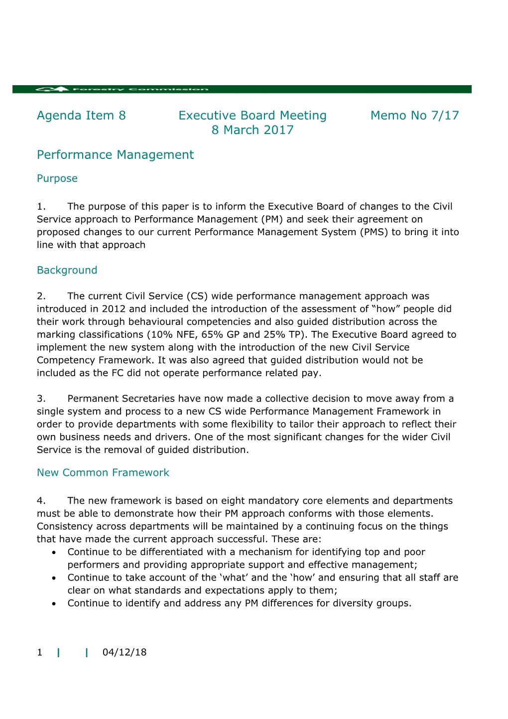 Agenda Item 8Executive Board Meetingmemo No 7/178 March 2017