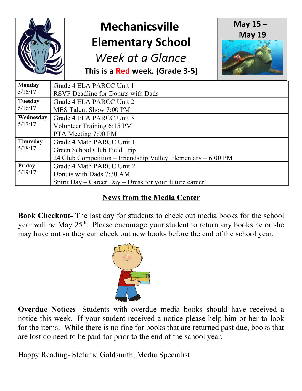 News from the Media Center