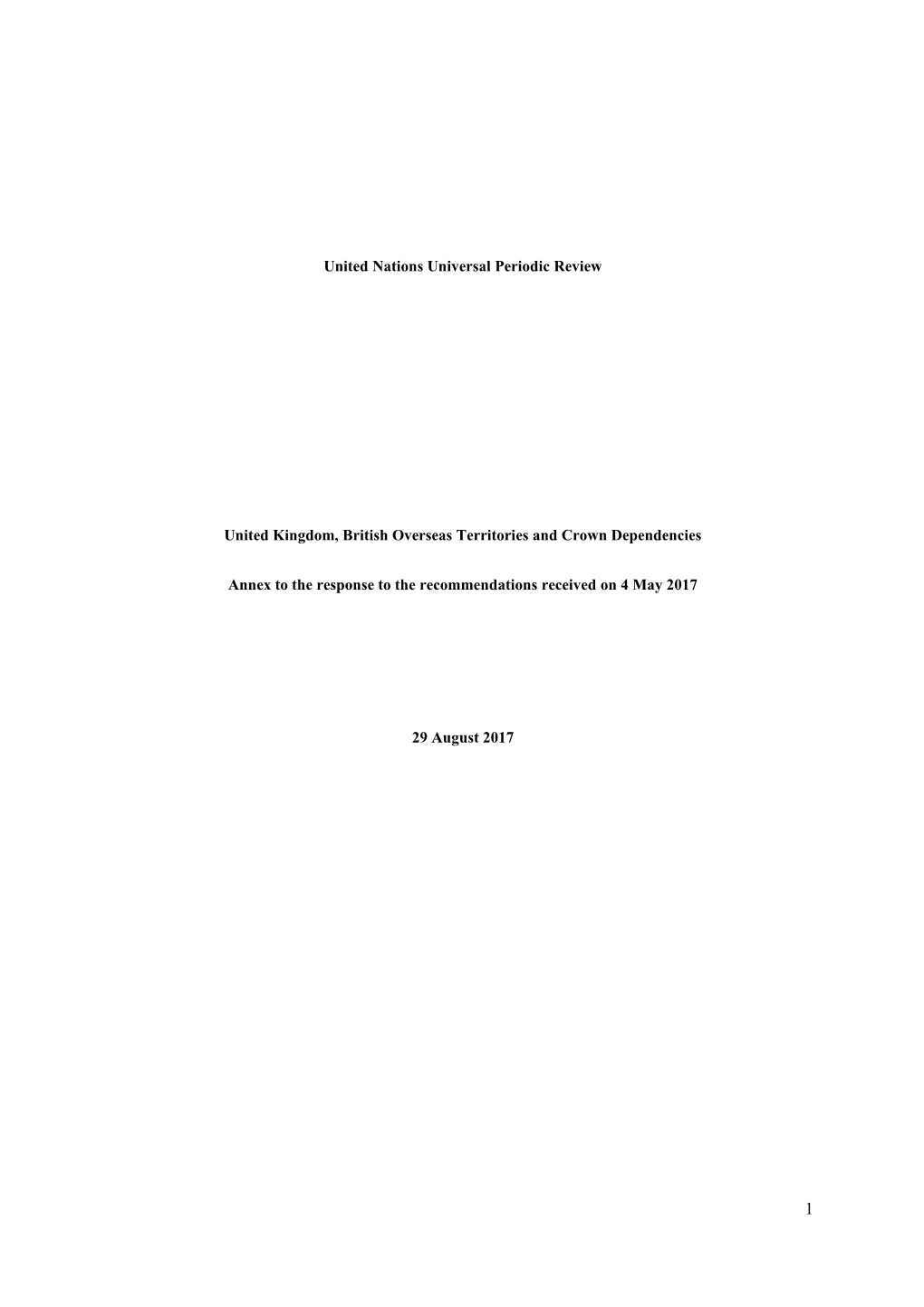 United Nations Universal Periodic Review