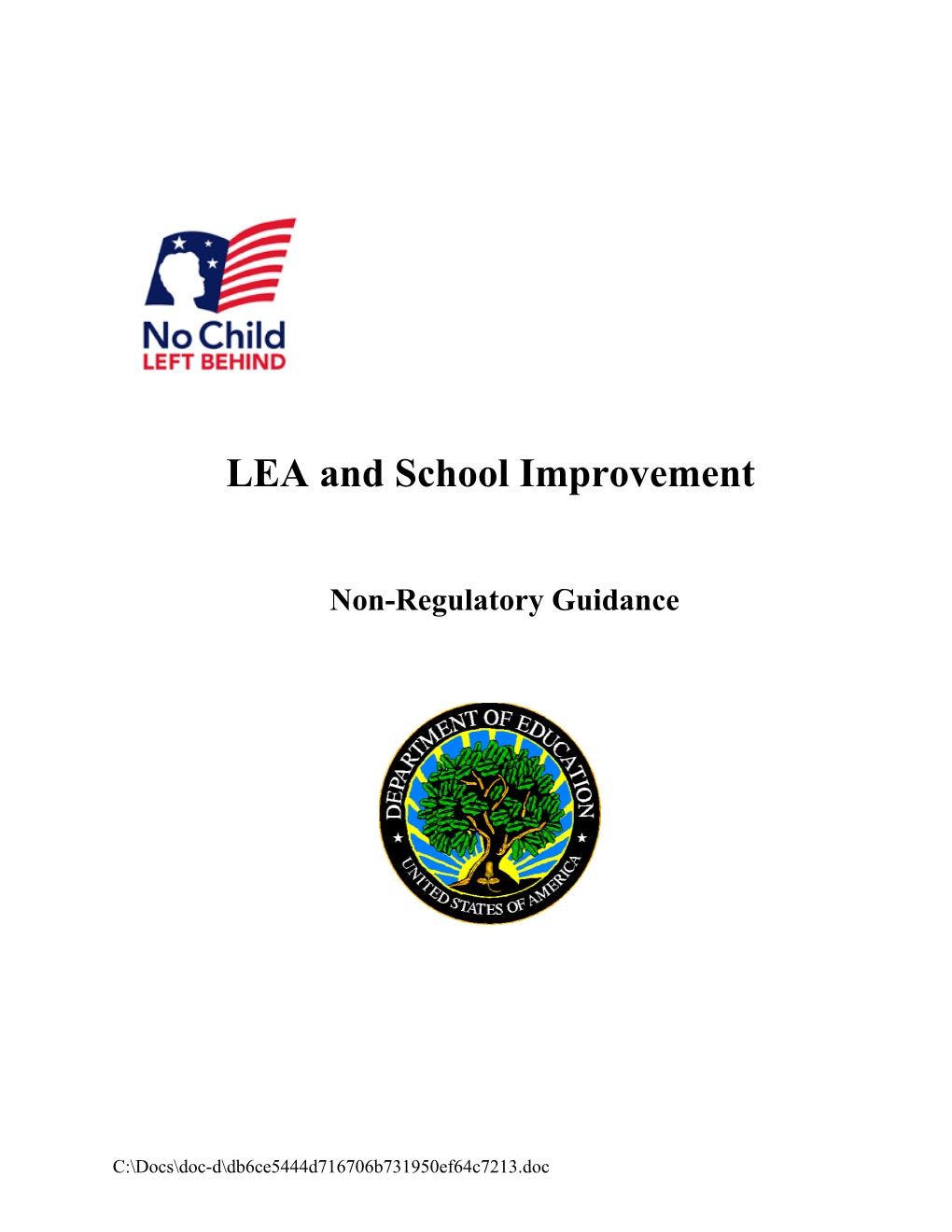 LEA and School Improvement