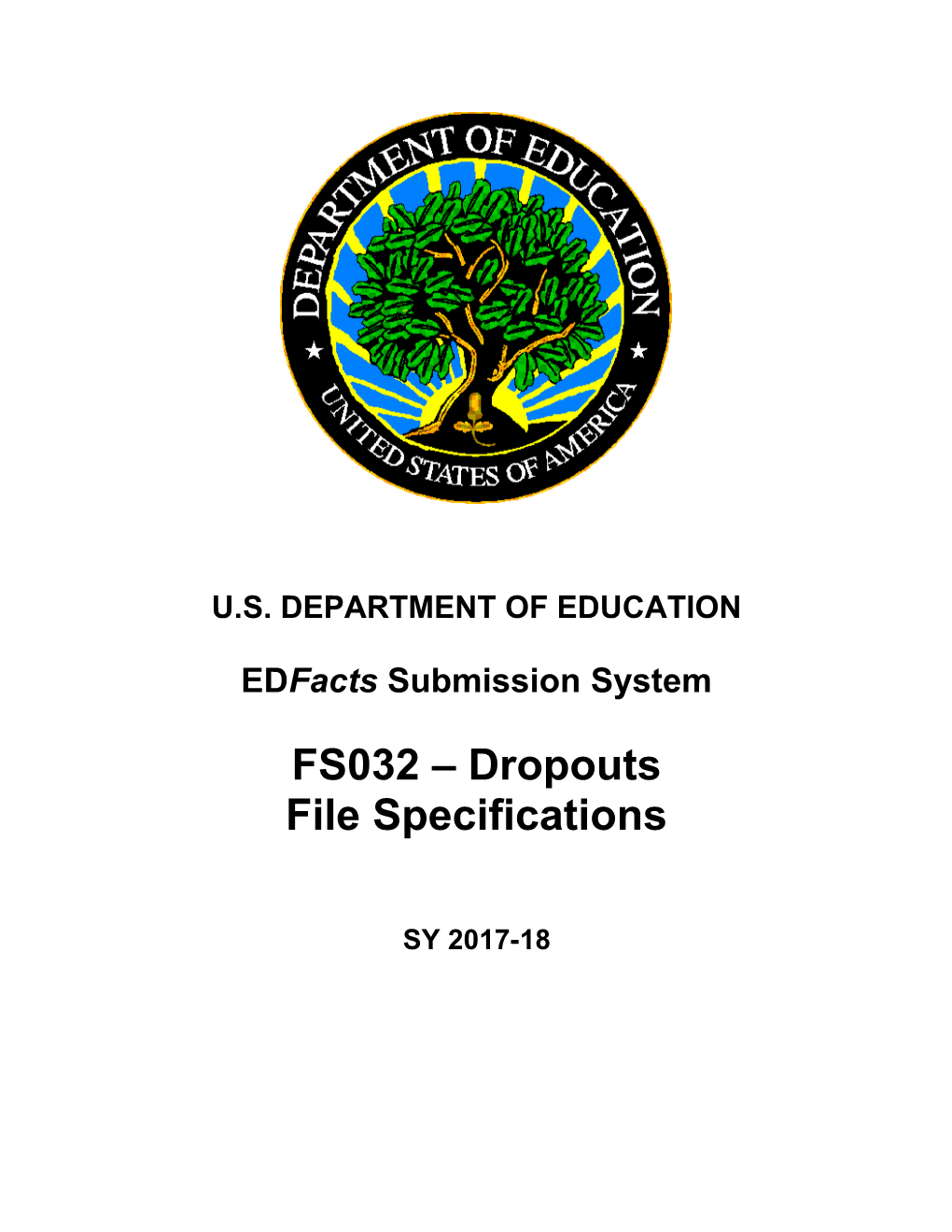 FS032 Dropouts File Specifications (Msword)