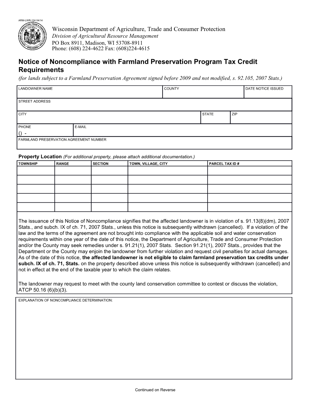 Land Conservation Committee Signature