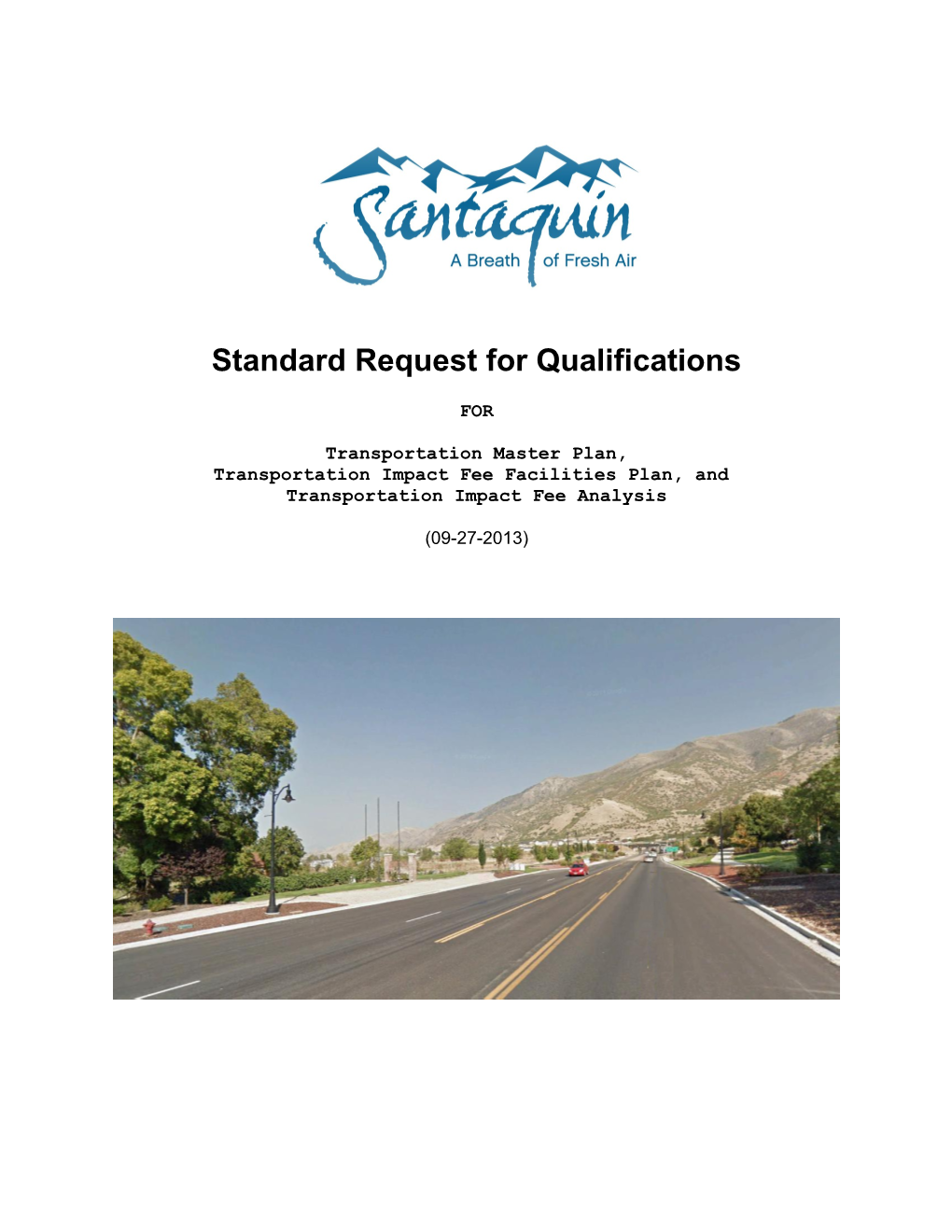 Standard Request for Qualifications