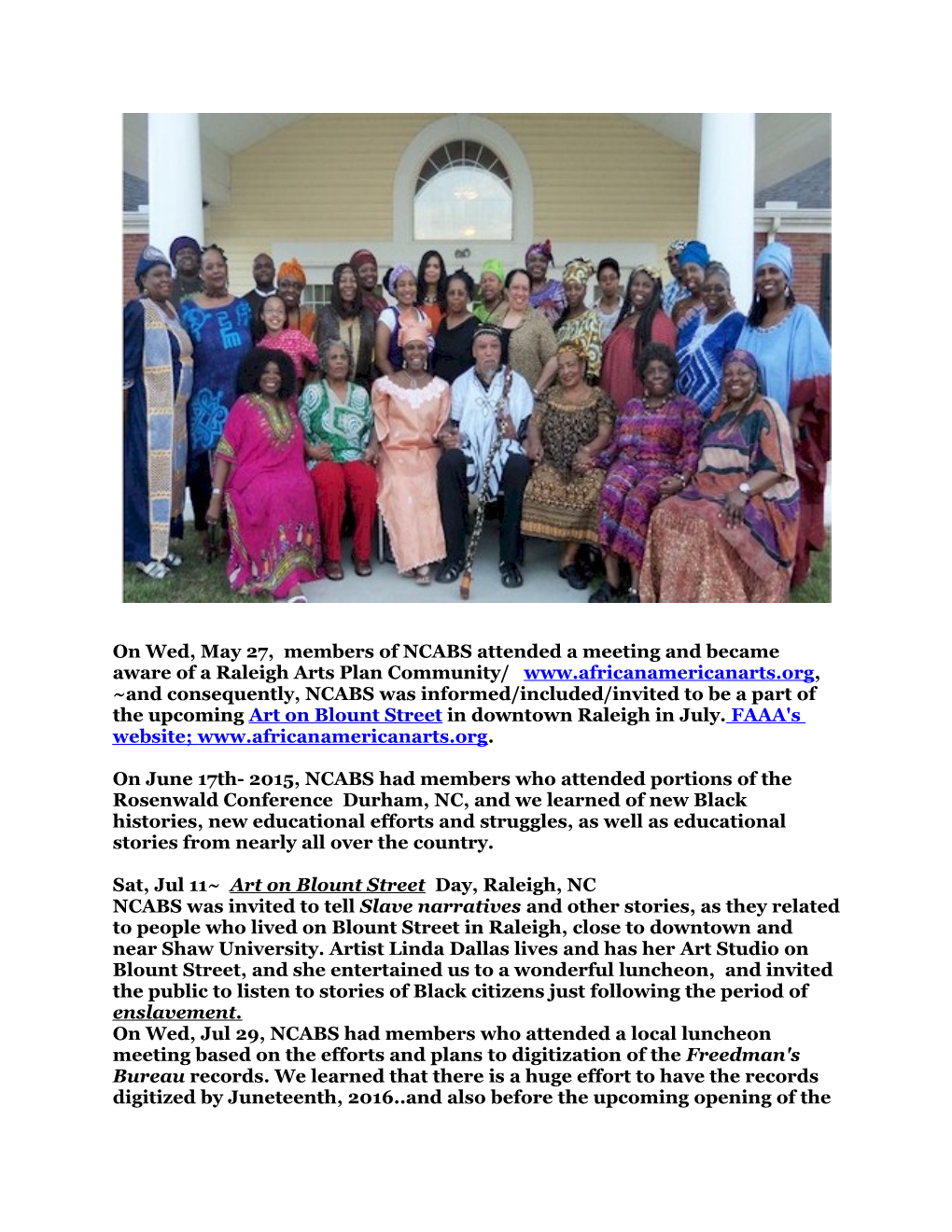 North Carolina Association of Black Storytellers, Inc