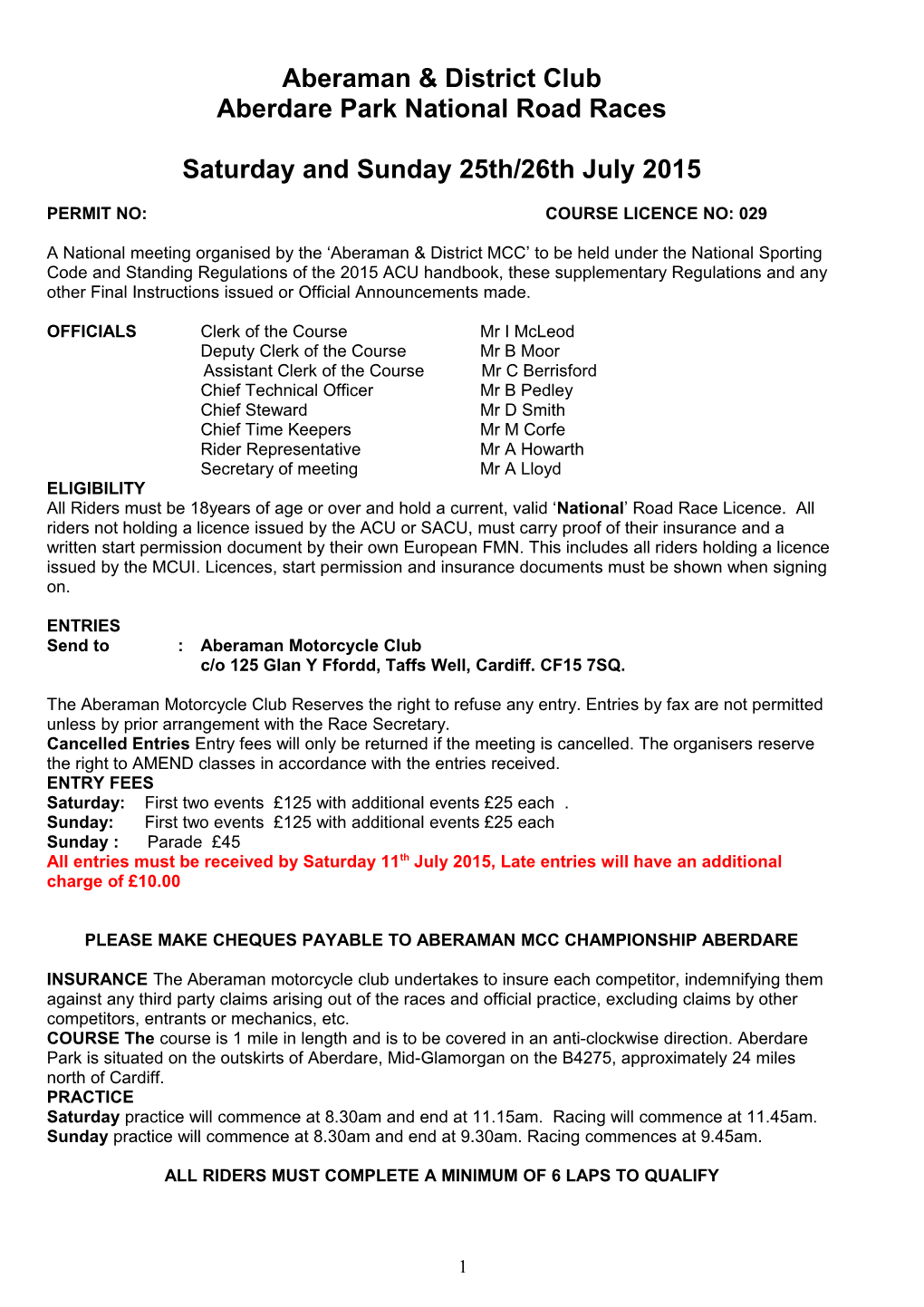 Aberaman & District Club