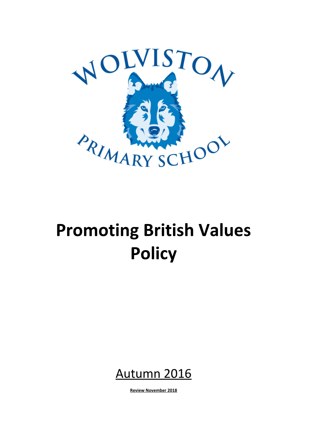Promoting British Values