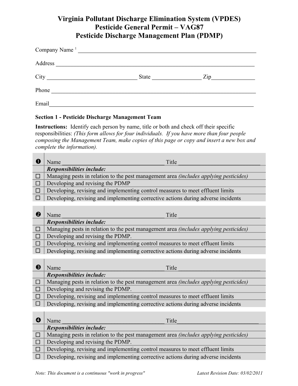 Virginia Pollutant Discharge Elimination System (VPDES)