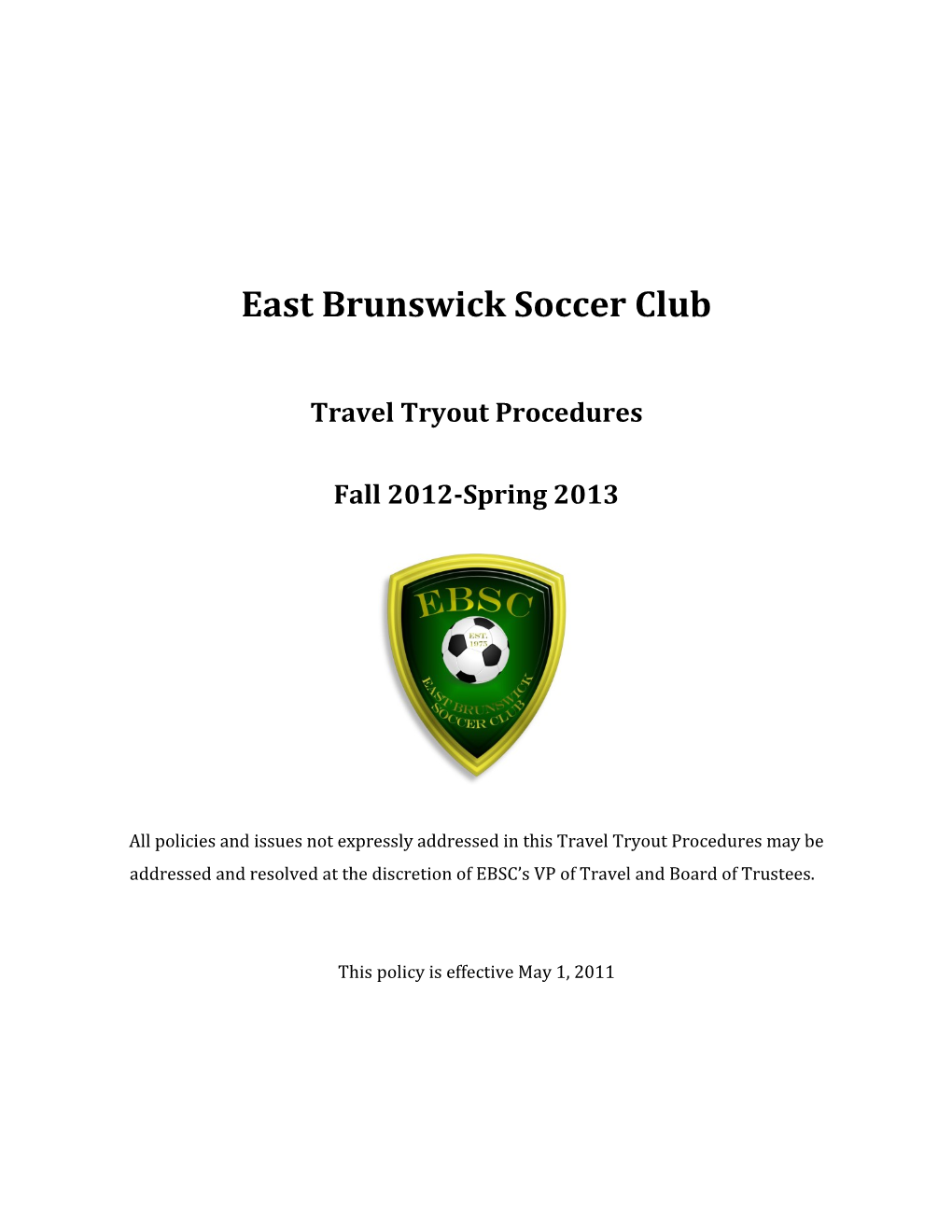 East Brunswick Soccer Club