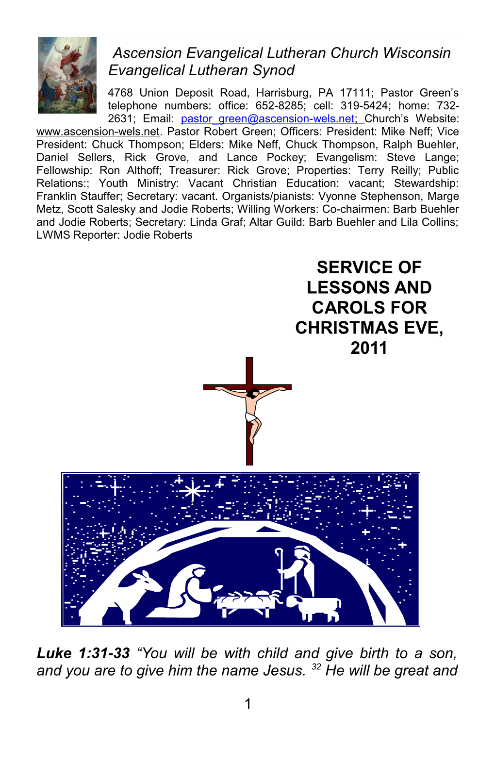 Service of Lessons and Carols For