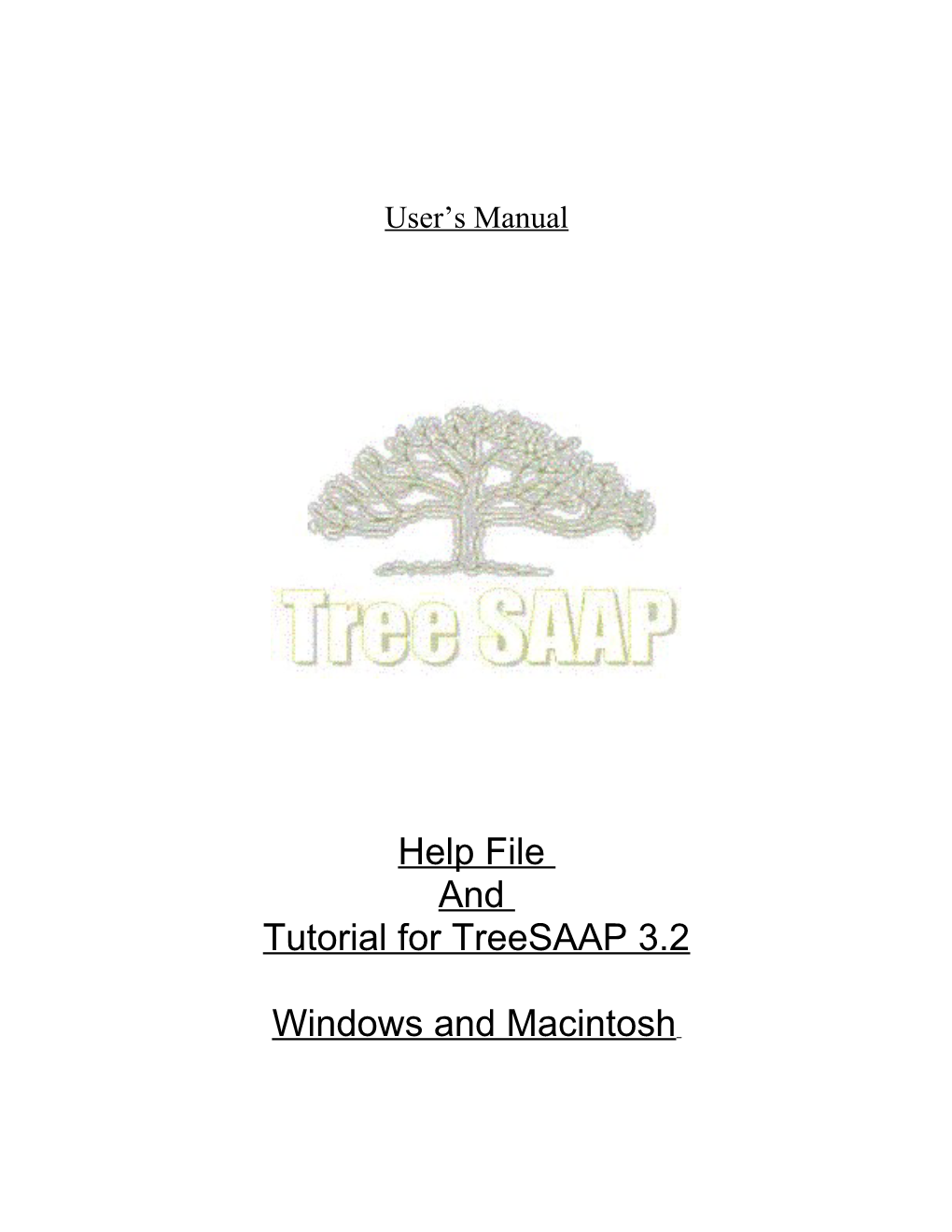 Tutorial for Treesaap 3.2