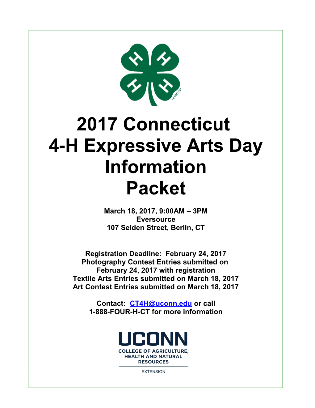 Connecticut 4-H Expressive Arts Day