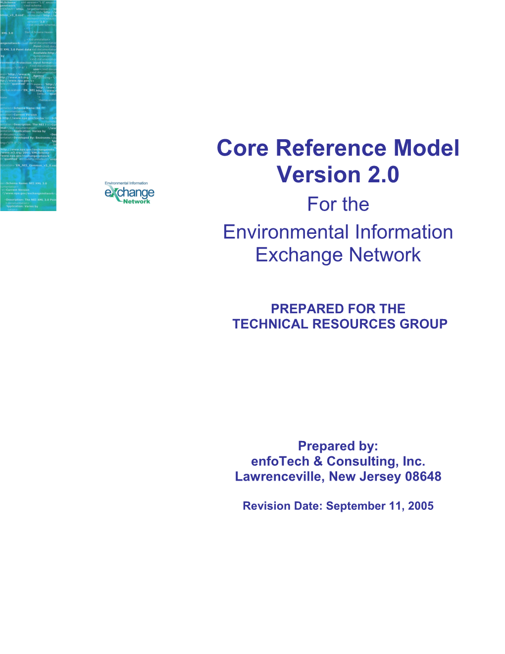 Core Reference Model Version 2.0