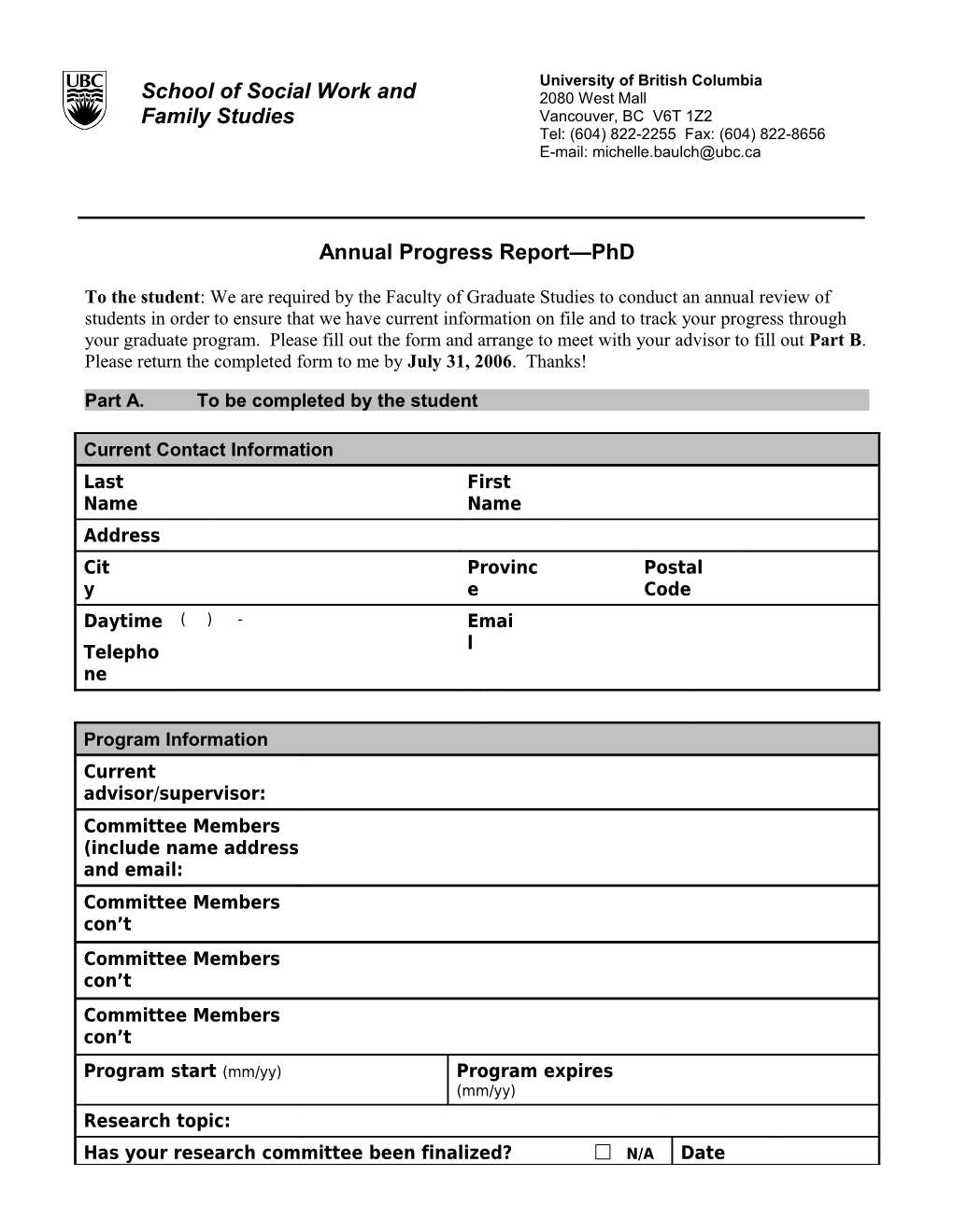 Individual Interdisciplinary Studies Graduate Program