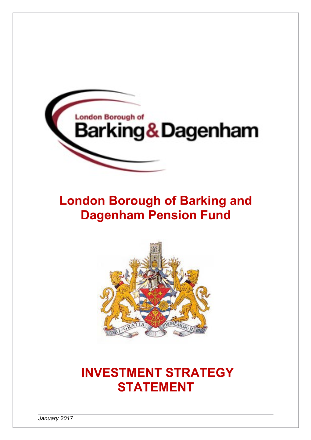 London Borough of Barking and Dagenham Pension Fund