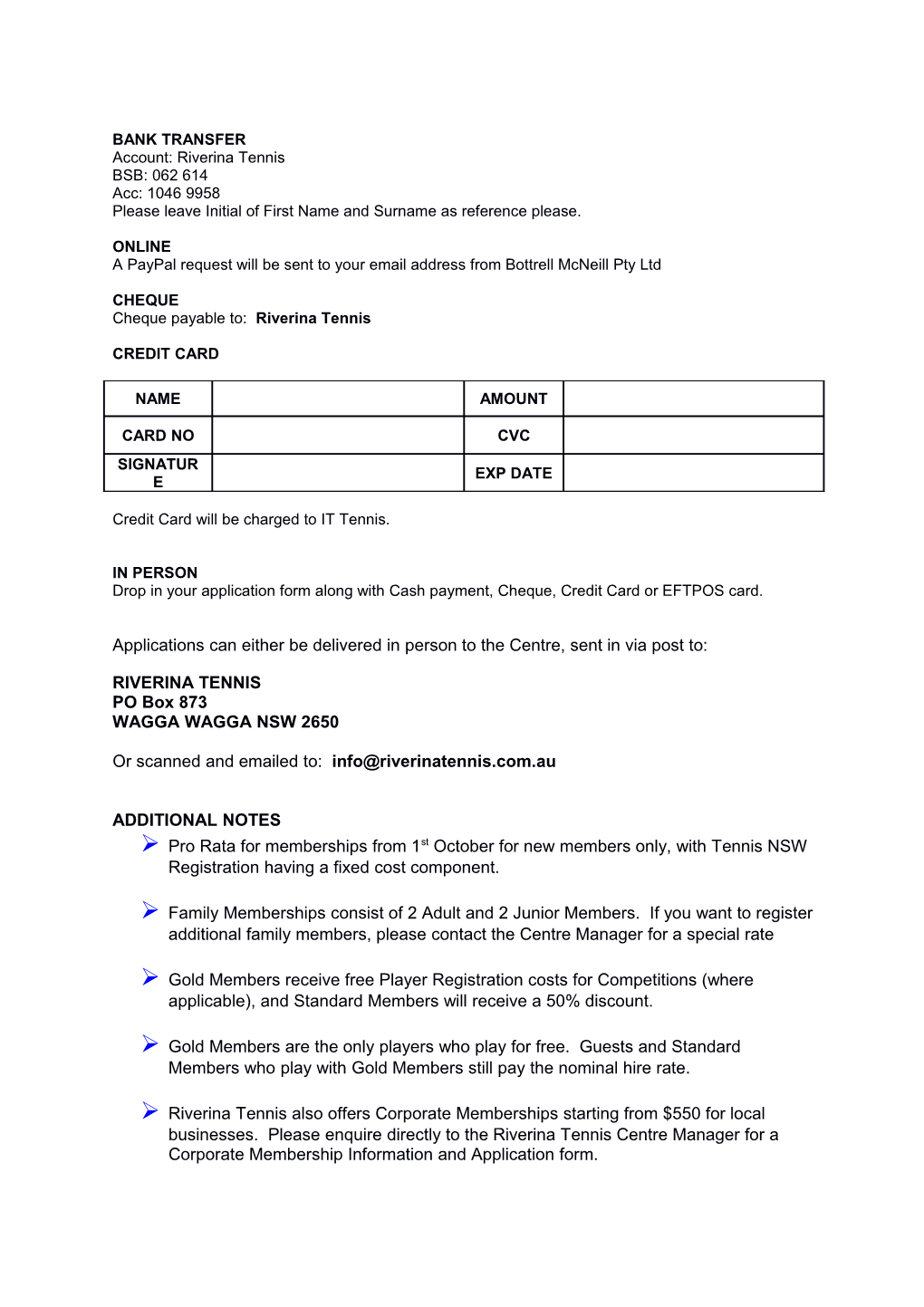 WWTA 2013/14 Membership Form