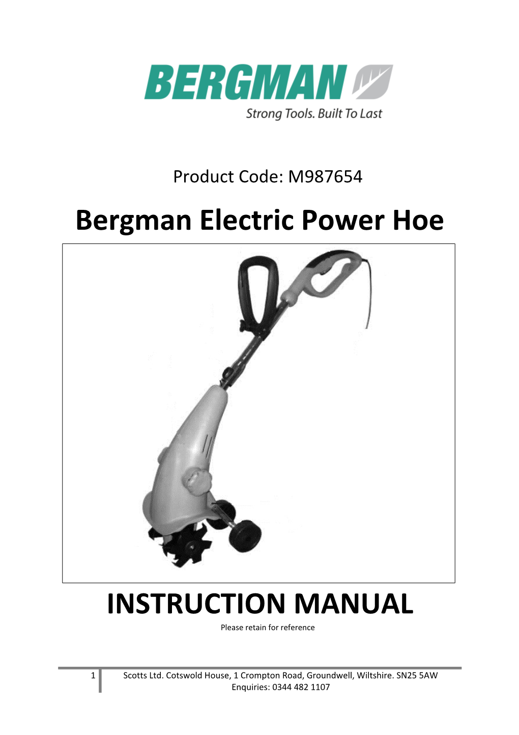 Bergman Electric Power Hoe