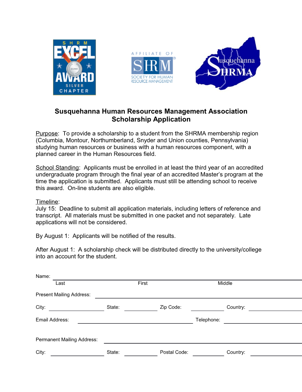 Susquehanna Human Resources Management Association