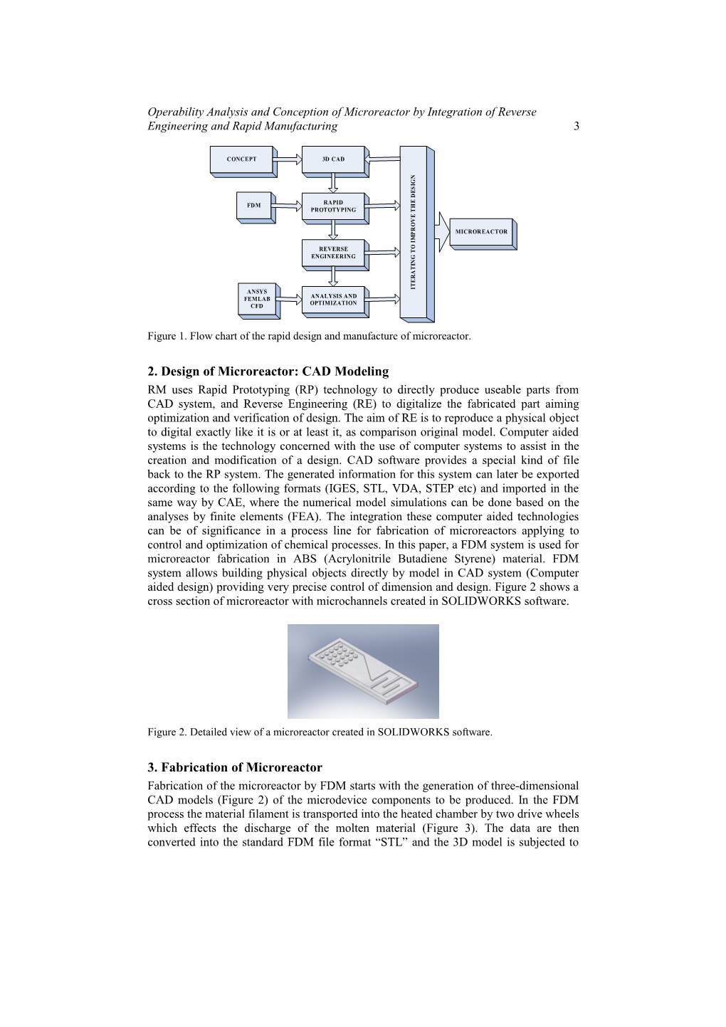 Operability Analysis and Conception of Microreactor by Integration of Reverse Engineering