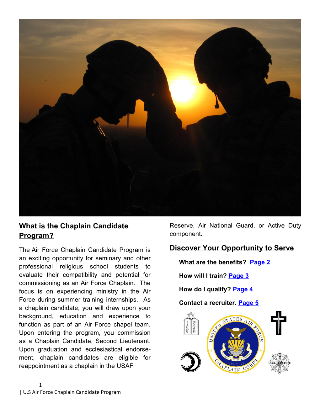 What Is the Chaplain Candidate Program?