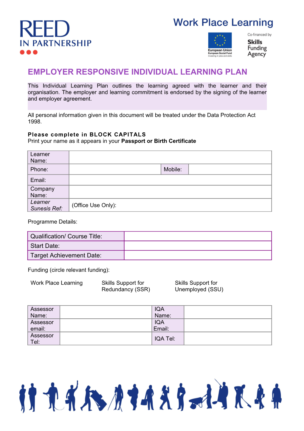 Employer Responsive Individual Learning Plan