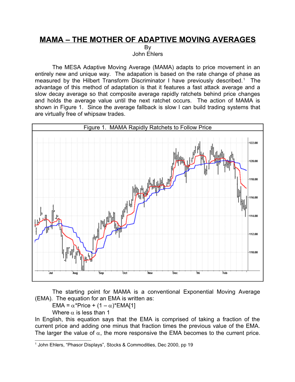 Mama the Mother of Adaptive Moving Averages