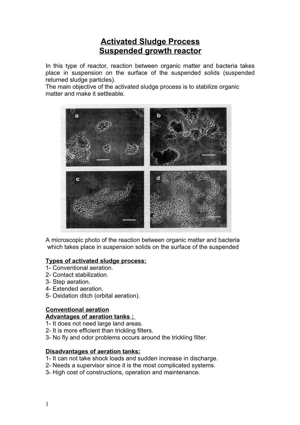 Activated Sludge Process