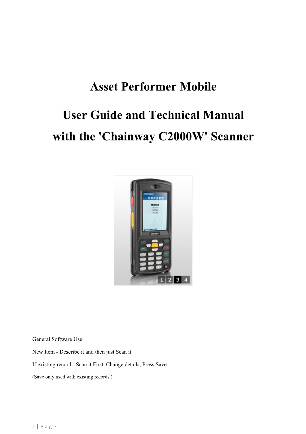 User Guide and Technical Manual