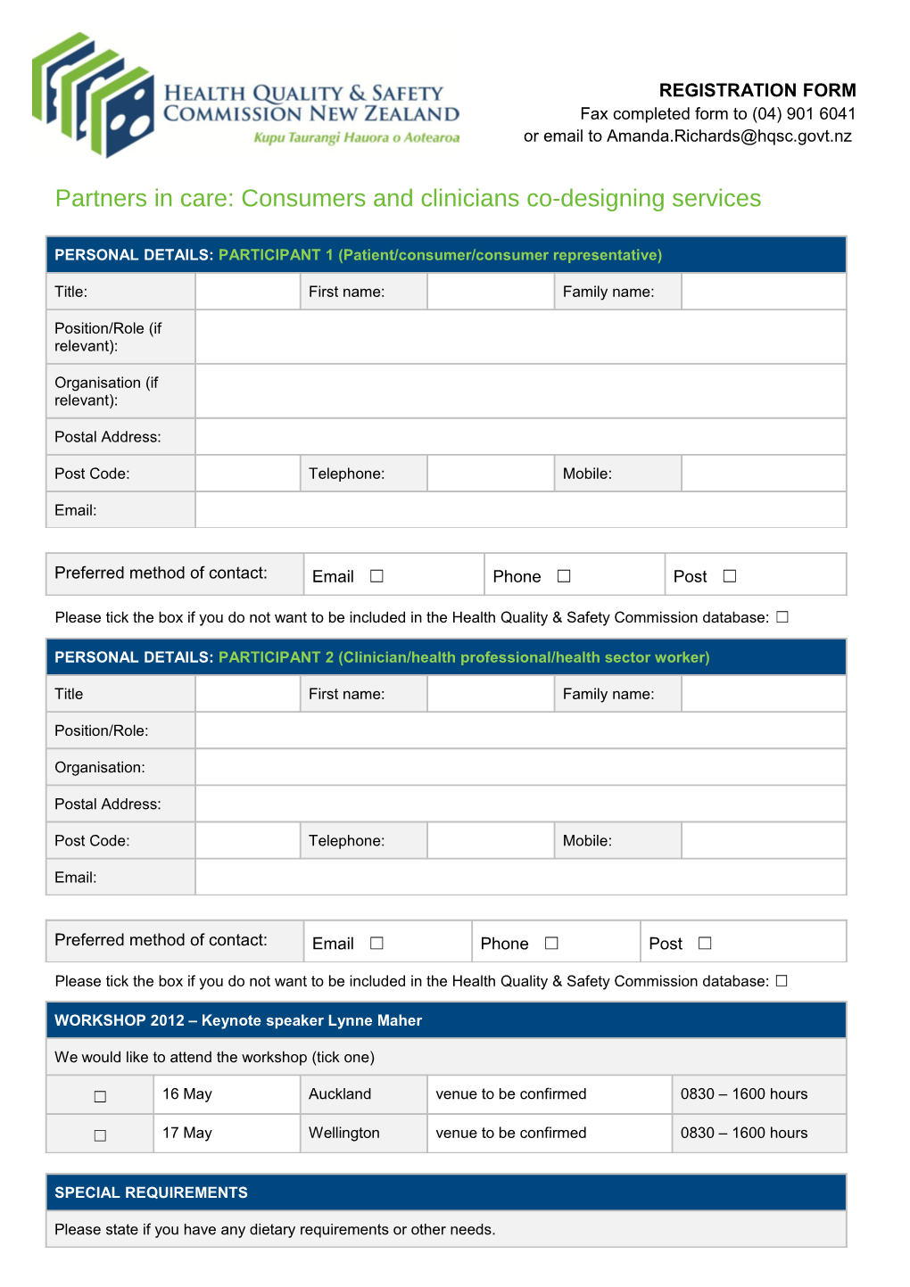 Partners in Care: Consumers and Clinicians Co-Designing Services