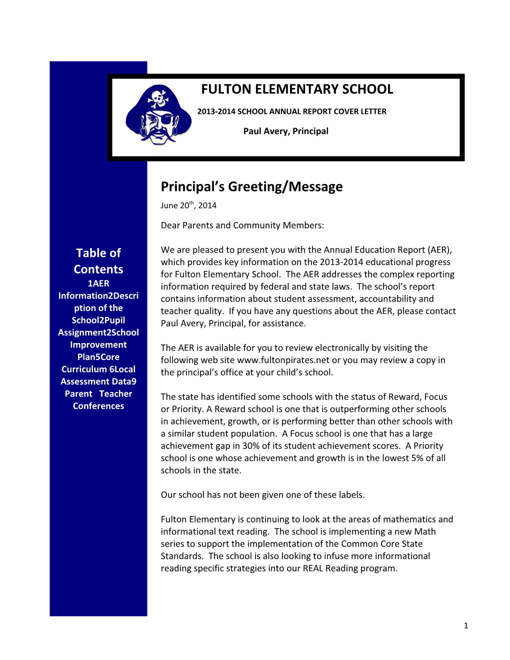 Process for Assigning Pupils to the School