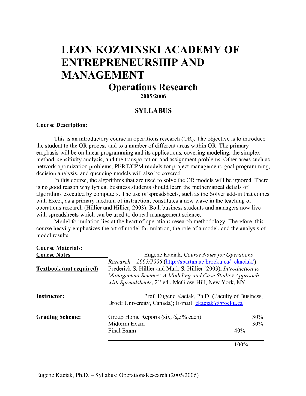 Leonkozminskiacademy of Entrepreneurship and Management