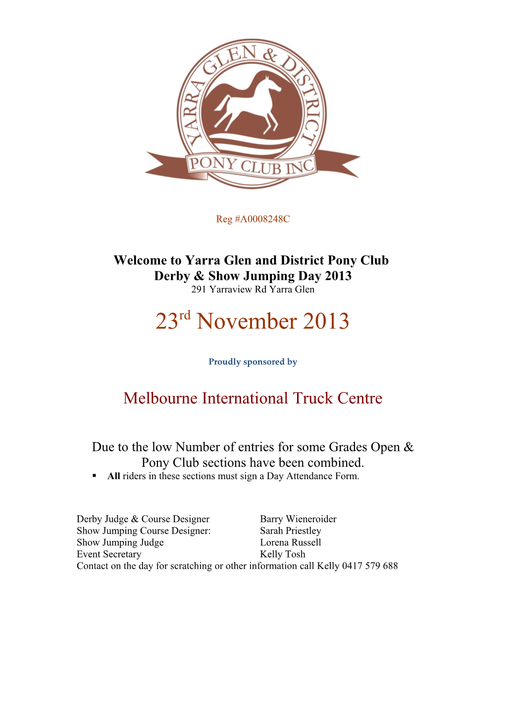 Welcome to Yarra Glen and District Pony Club