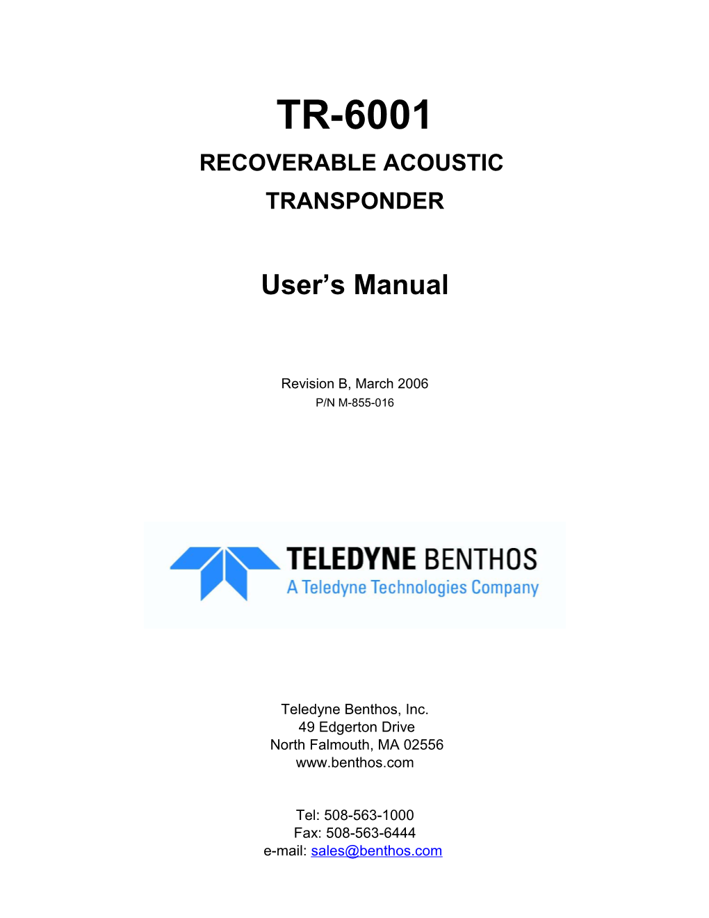 Recoverable Acoustic