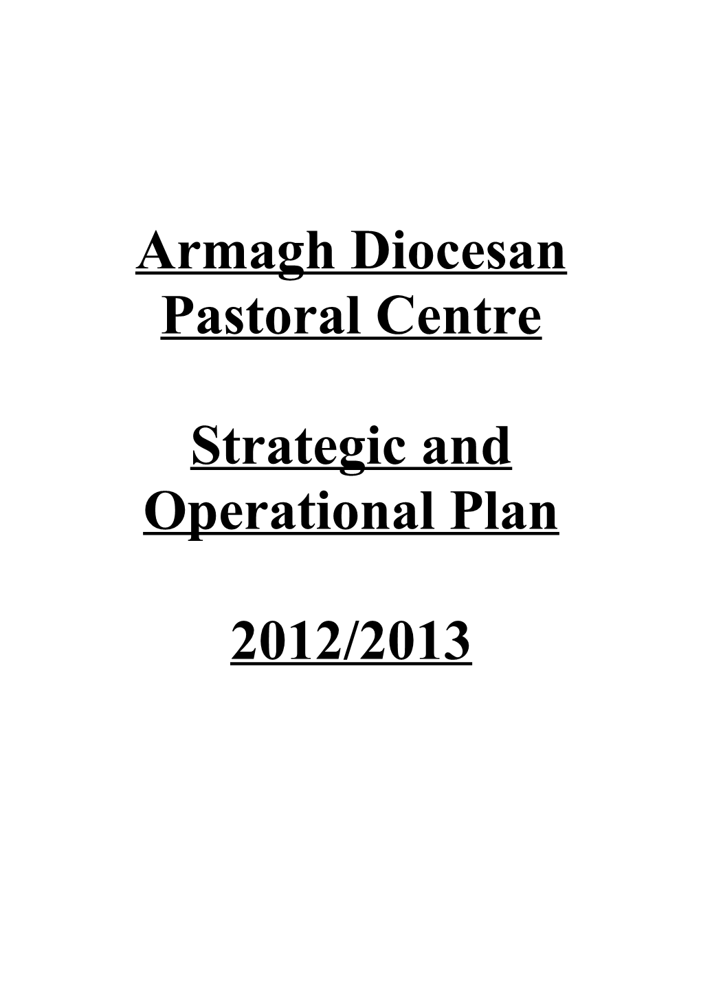 Armagh Diocesan Pastoral Centre