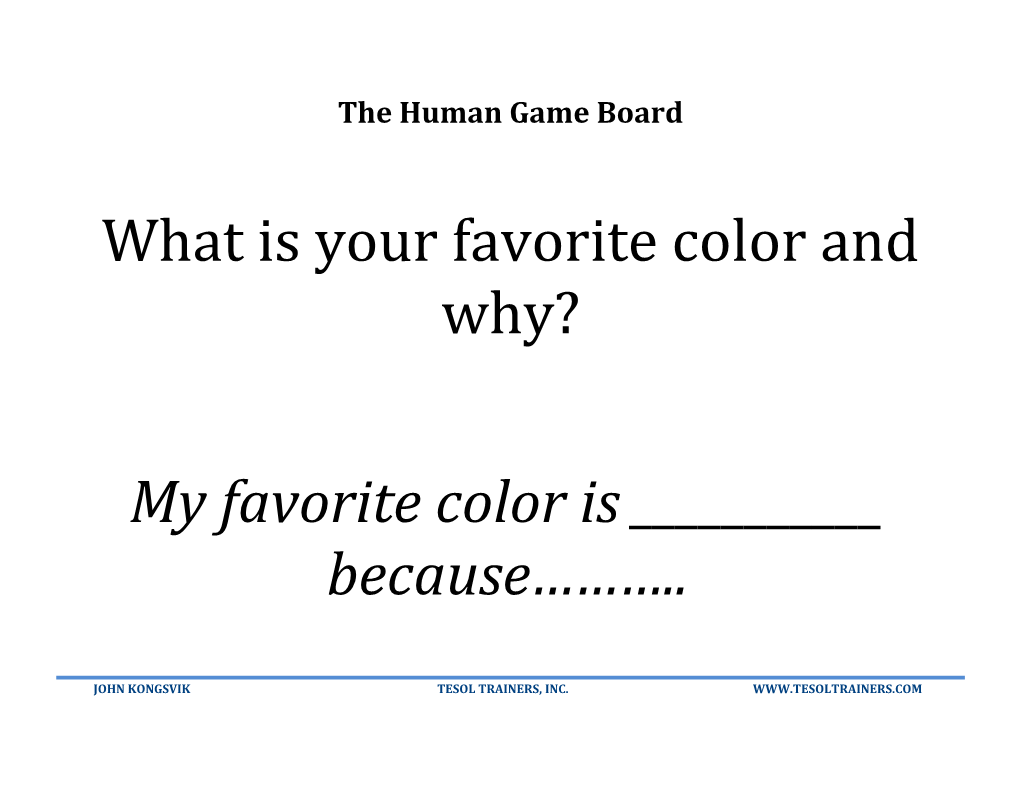 The Human Game Board