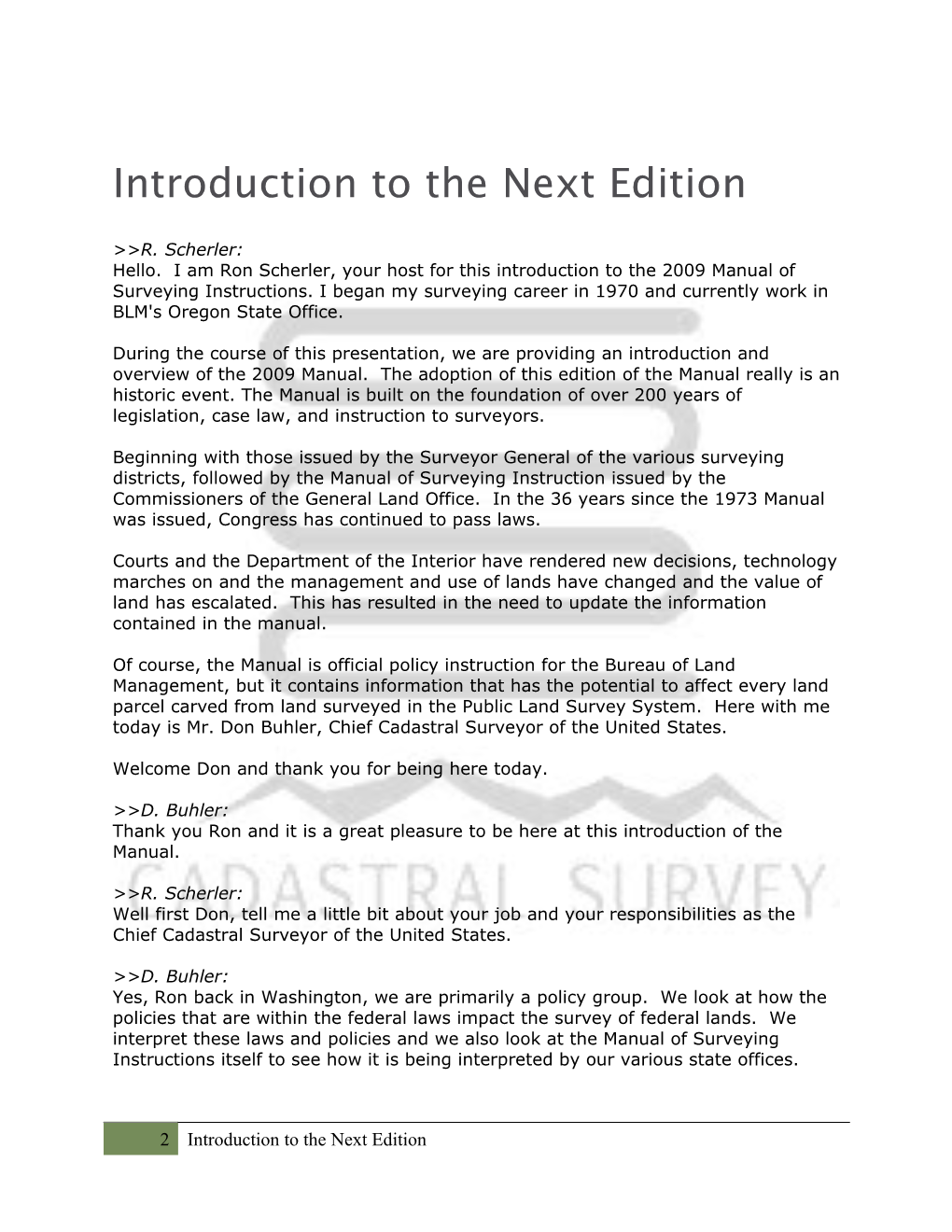 Introduction to the Next Edition