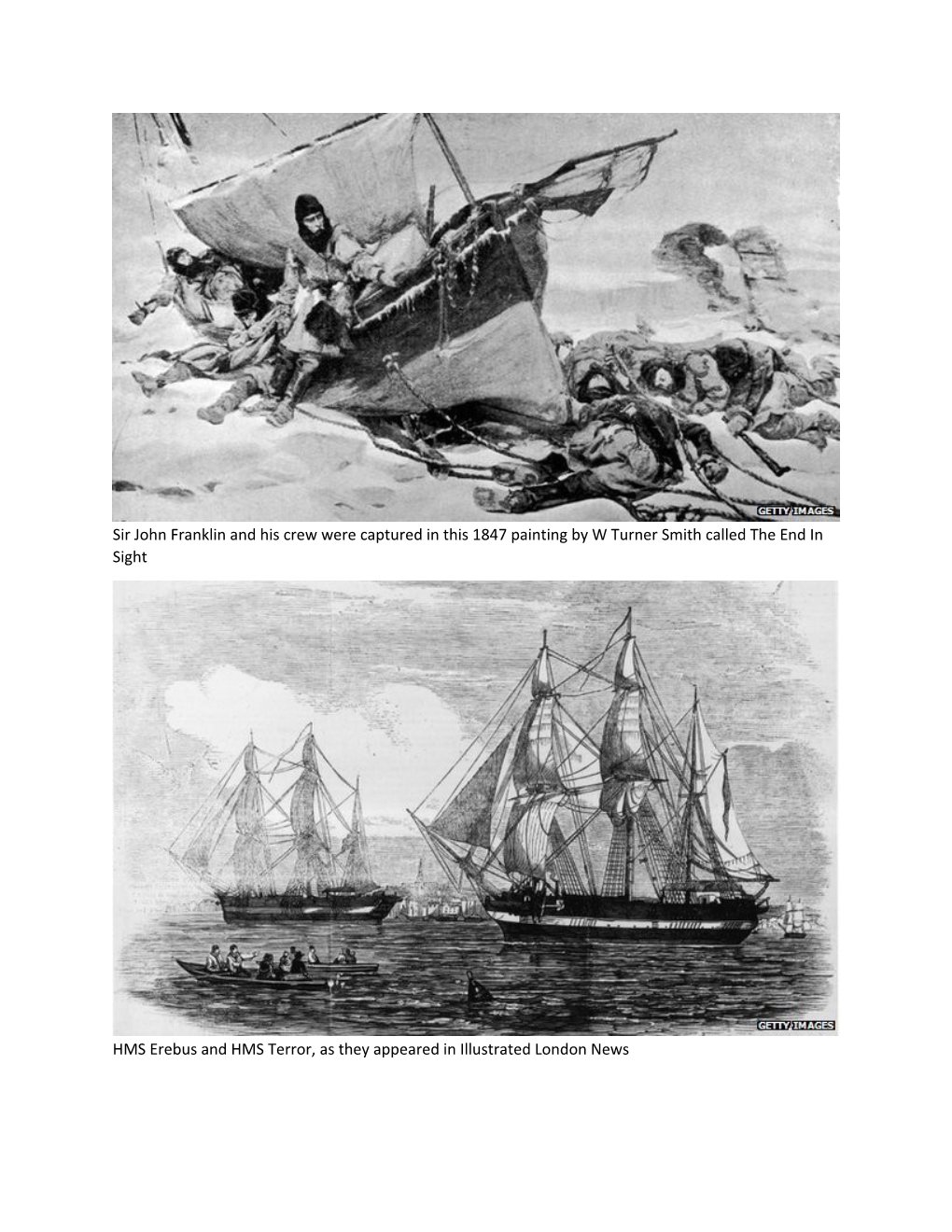 Sir John Franklin: Fabled Arctic Ship Found