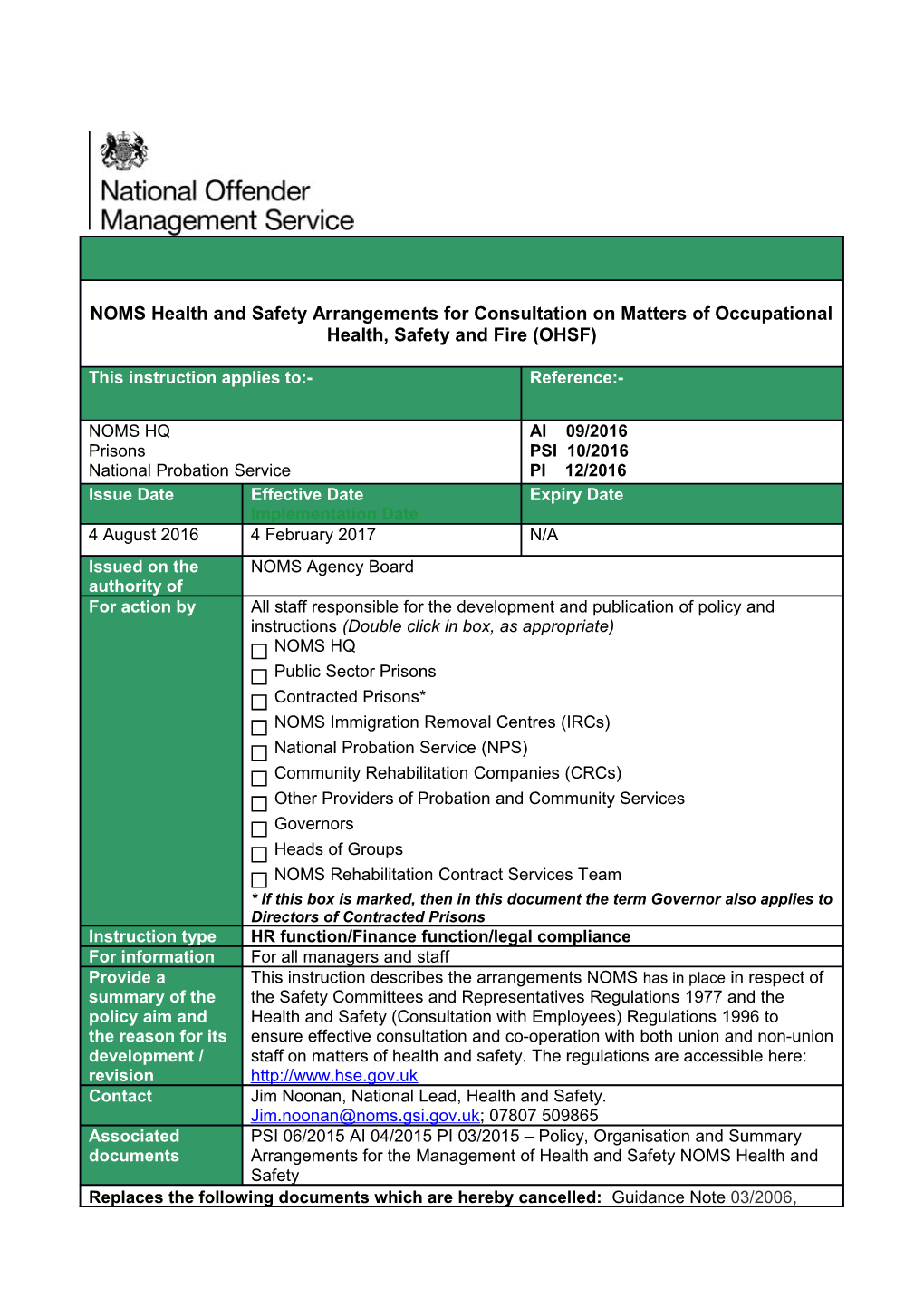 Via Ongoing Line Management Supervision and Oversight