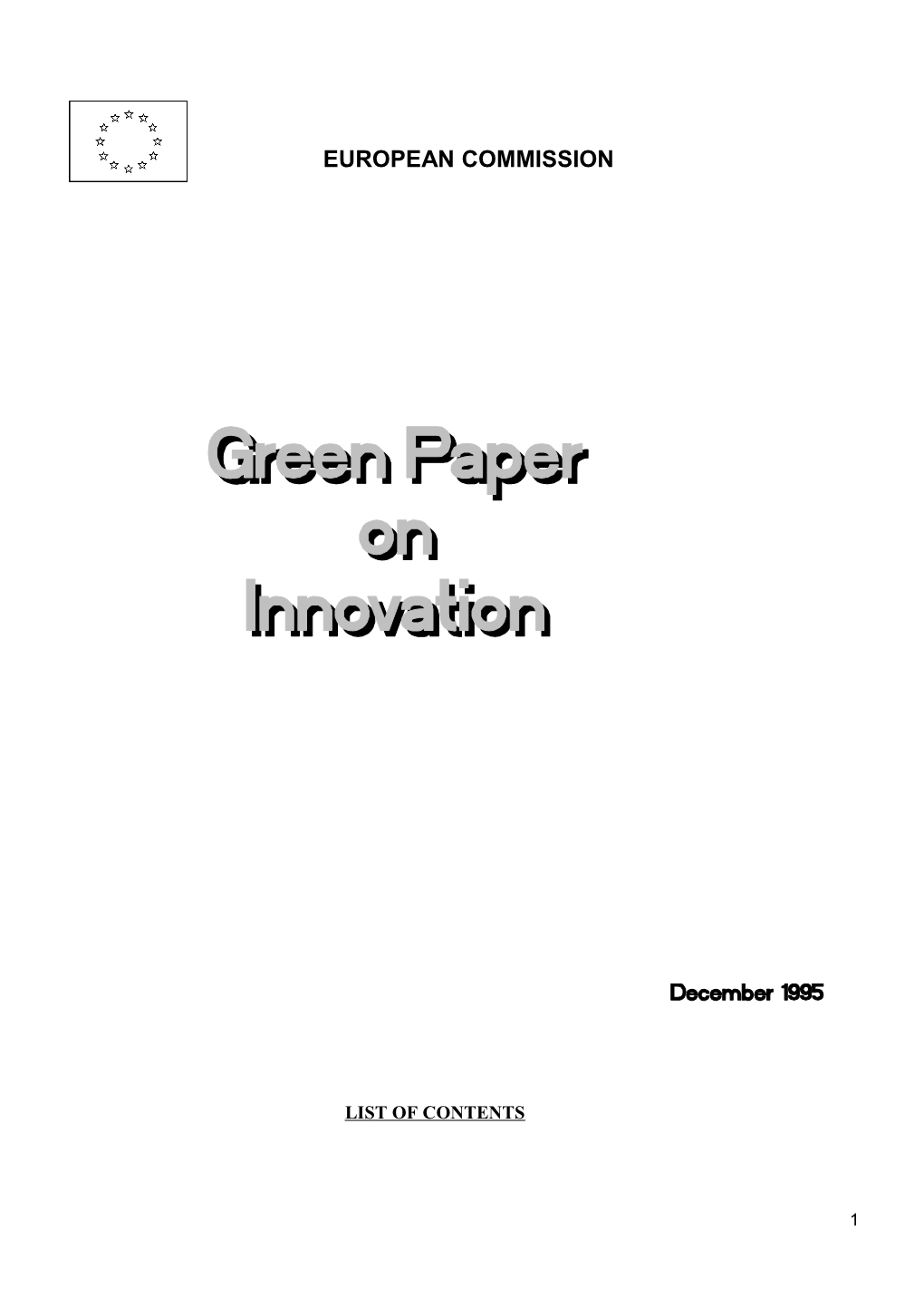 Green Paper English