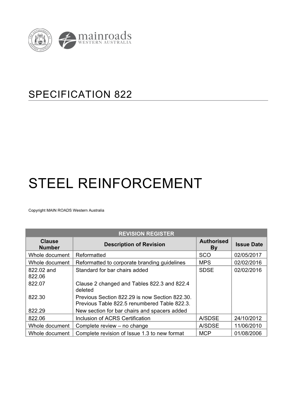 Steel Reinforcement