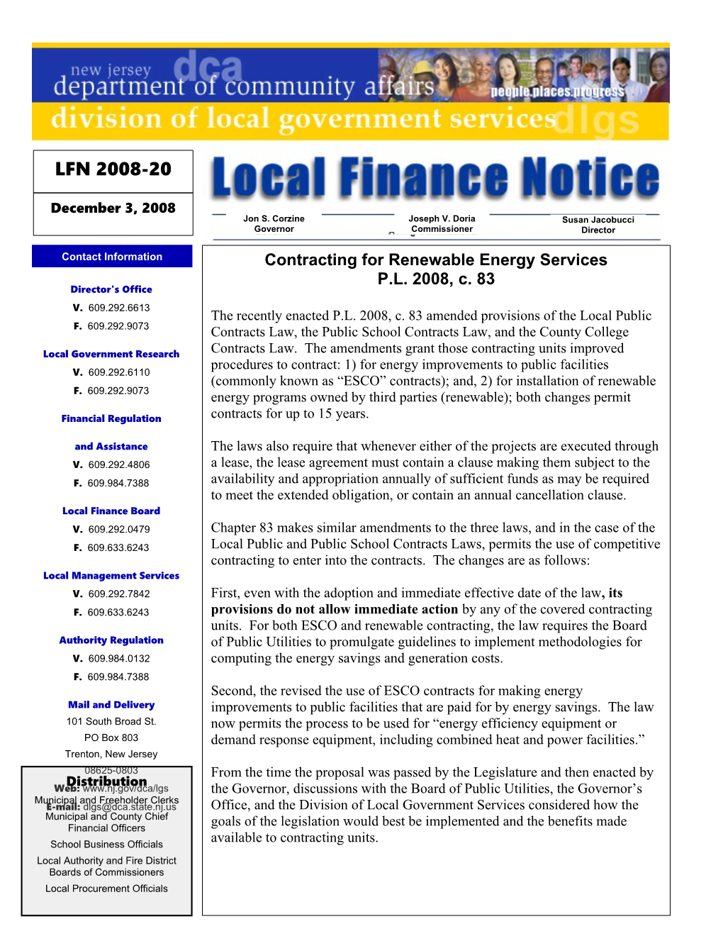 Local Finance Notice 2008-2012/3/08Page 1