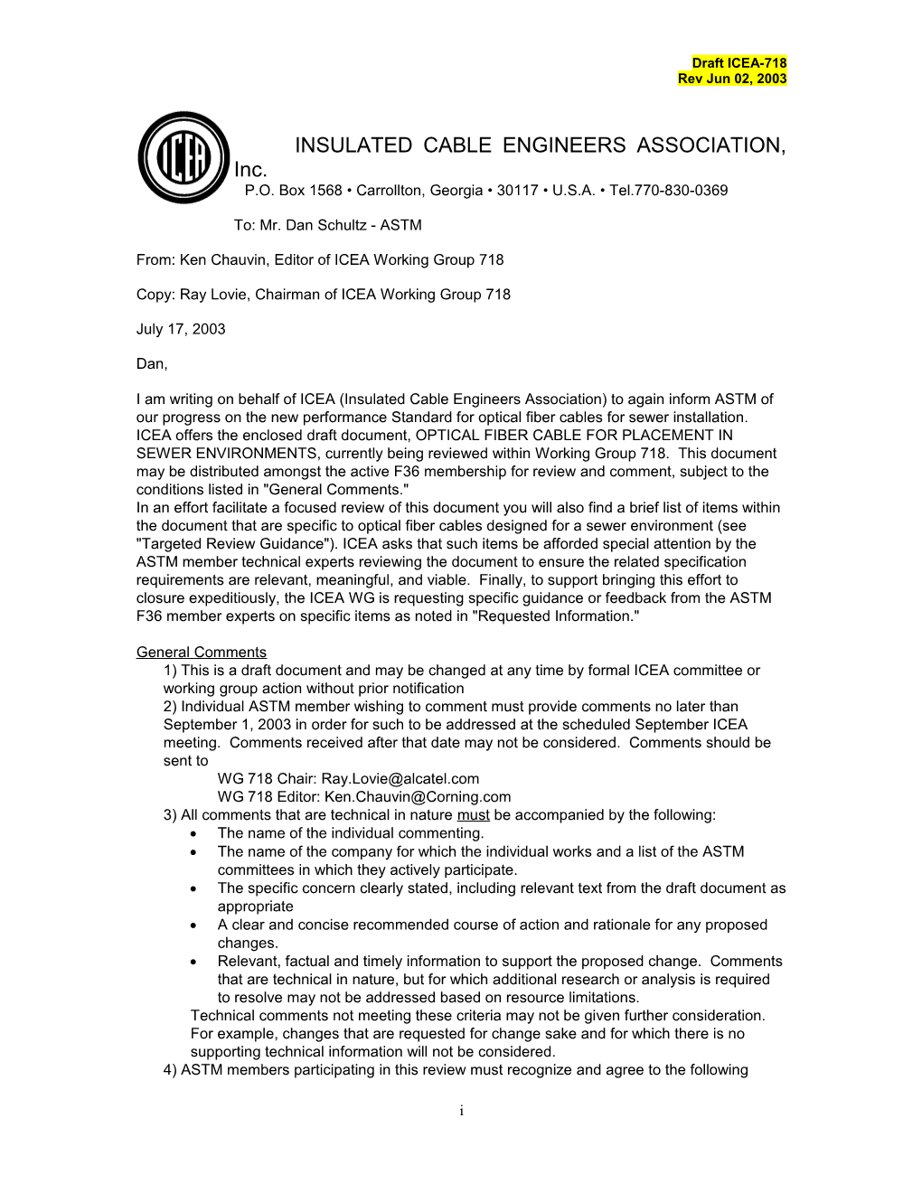 Insulated Cable Engineers Association, Inc