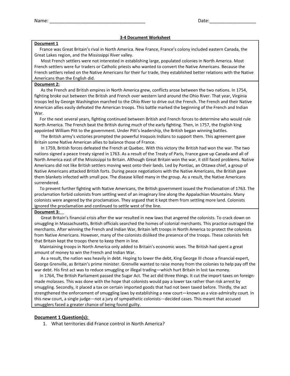 3-4 Document Worksheet