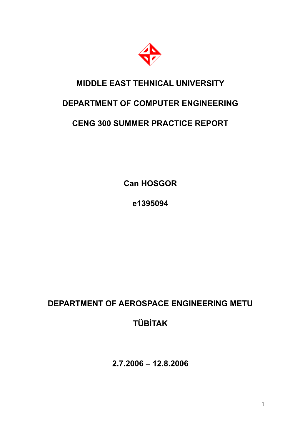 Middle East Tehnical University