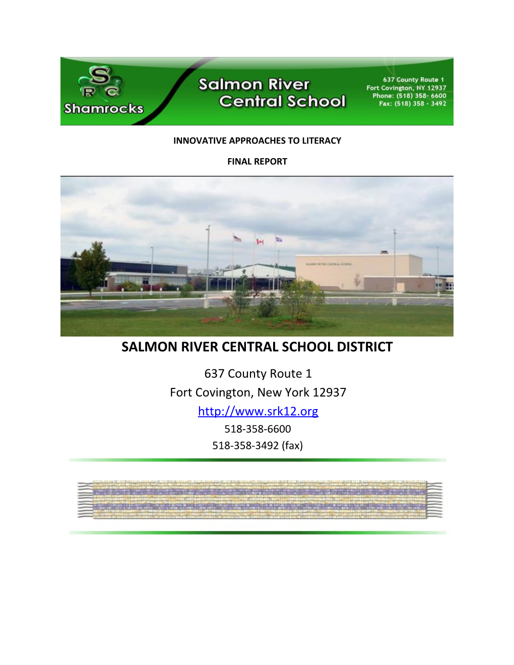 Salmon River Central School District Final Report (Word)