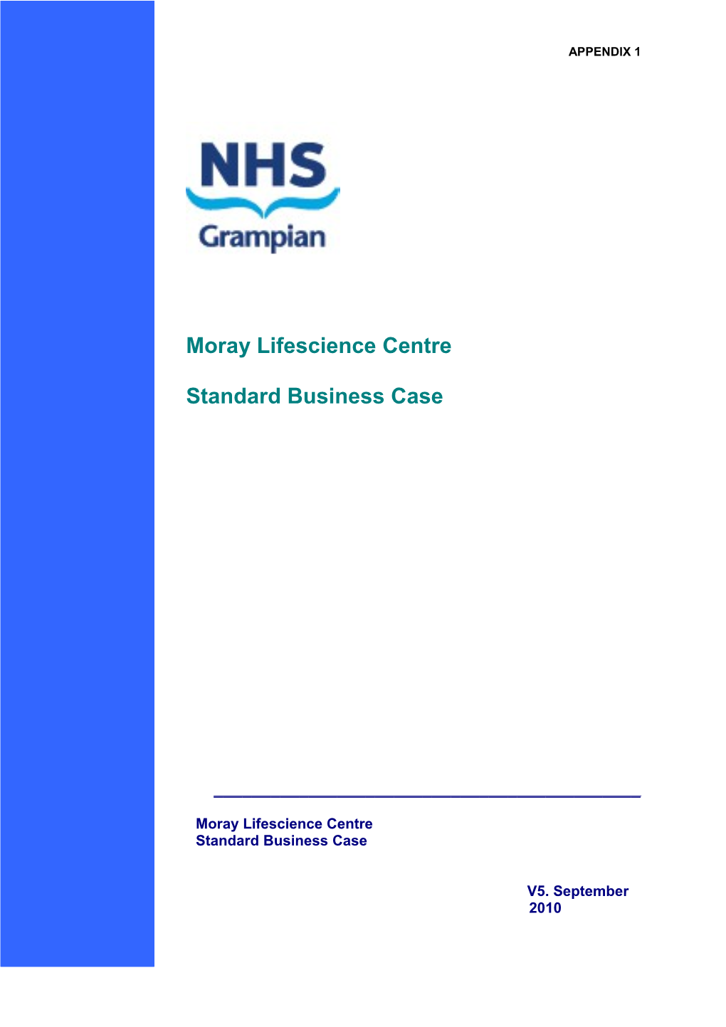 Item 5.5 for 5 Oct Moray Lifescience Centre Doc