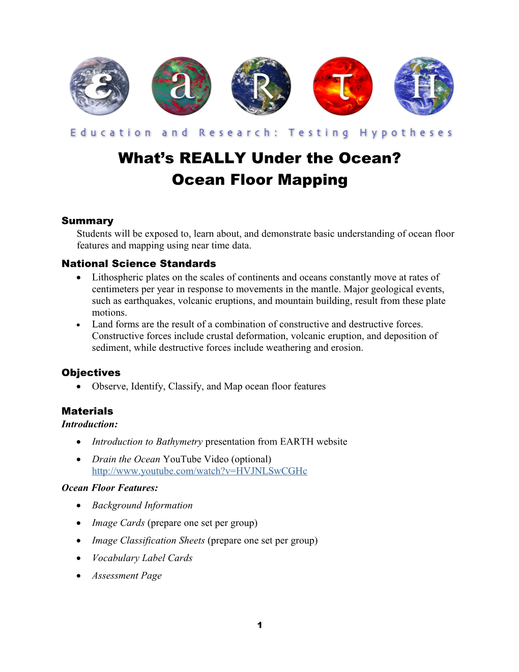 What S REALLY Under the Ocean? Ocean Floor Mapping